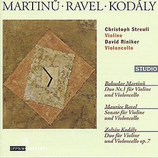 CD-Cover: Martinu, Ravel, Kodaly